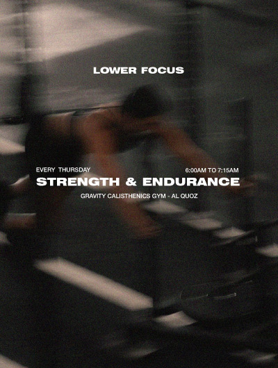 Strength & Endurance (Lower Body)